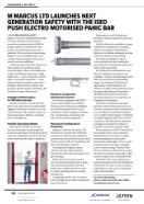 ISEO Push Electro Motorised Panic Bar