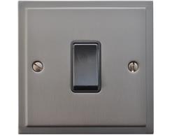 Elite Stepped Plate Range Matt Bronze Switches & Sockets, S09