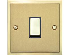 Stepped Plate Satin Brass Dual Finish S04