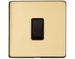 Vintage Range Polished Brass Switches & Sockets, X01