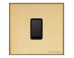 Windsor Range Matt Satin Brass Switches & Sockets, W40