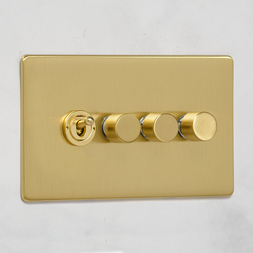 Mixed Toggle Dimmer Light Switches